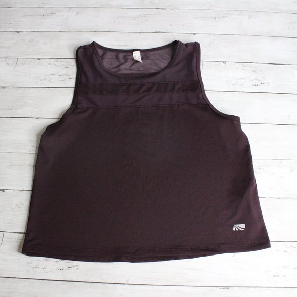 Marika Casual Workout Crop Tank Top Size M Purple - Picture 1 of 5